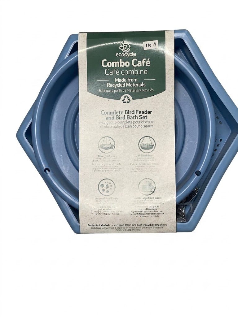 Bird Feeder and Bath Set