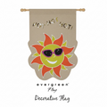 Burlap Flag